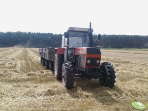 Zetor 9245 + 2 przyczepy.