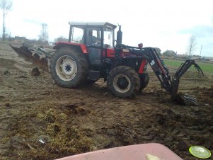 Zetor 9245 + tur 6 + pług 