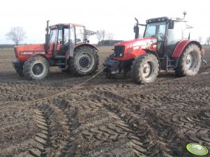 Zetor 9540 i MF 5475