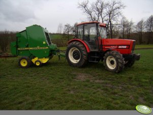 Zetor 9540 + John Deere 580