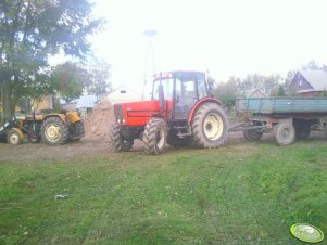 Zetor 9540 + przyczepa, Ursus C-330m + tur 