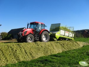 Zetor Fortera 125 + Claas K28