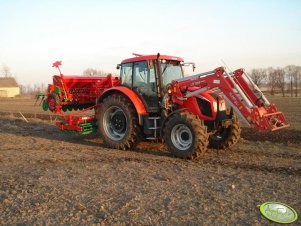 Zetor Forterra 105 z agregatem uprawowo-siewnym