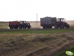 Zetor Forterra 11441 & Cynkomet  i Farmtrac 690DT & MetalFach