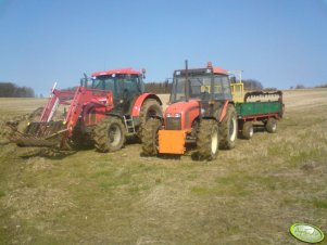 Zetor Forterra 115 & 7340 + rozrzutnik