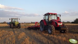 Zetor Forterra 115 + Akpil 4m + Claas Ares 656rz + Mandam 3m