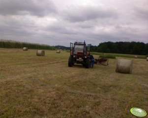 Zetor i grabiarka - awaria