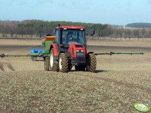 Zetor Proxima 7441 i Amazone Jet 801-12