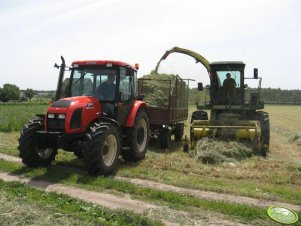 Zetor Proxima 8441 i sieczkarnia