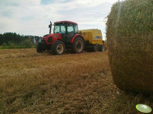 Zetor Proxima 8441 + New Holland BR 6090