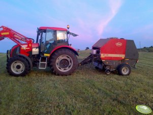 Zetor Proxima 8441 + prasa Vicon RF 119