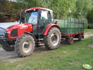 Zetor Proxima 8441 + rozrzutnik z nadstawkami