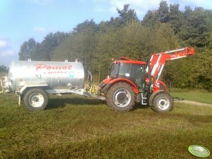 Zetor Proxima 85 i Pomot Chojna 5000l