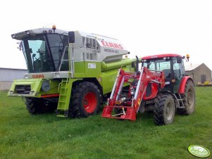 Zetor Proxima Power 105 i Claas Medion 310