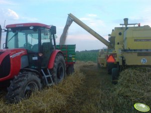 Zetor Proxima Power 85 + Pronar T 653/2, New Holland 8055