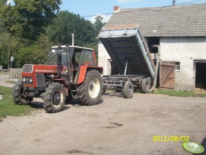 Zetor + przyczepa 