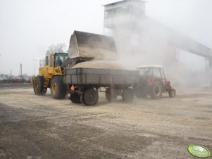 Zetor7211 + przyczepa i Volvo 