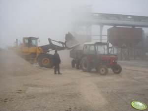 Zetor7211 + przyczepa i volvo 