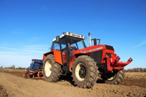 Zetor 12145 + Doublet-Record & Nordsten Kulti-Seeder Thrige Agro