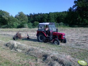 Zetorek 7211 z grabiarką