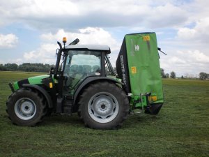 Deutz Fahr Agrofarm 410 i Discmaster 124