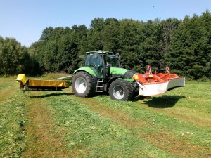 Deutz fahra Agrotron 1160 TTV i Kuhn &Pronar