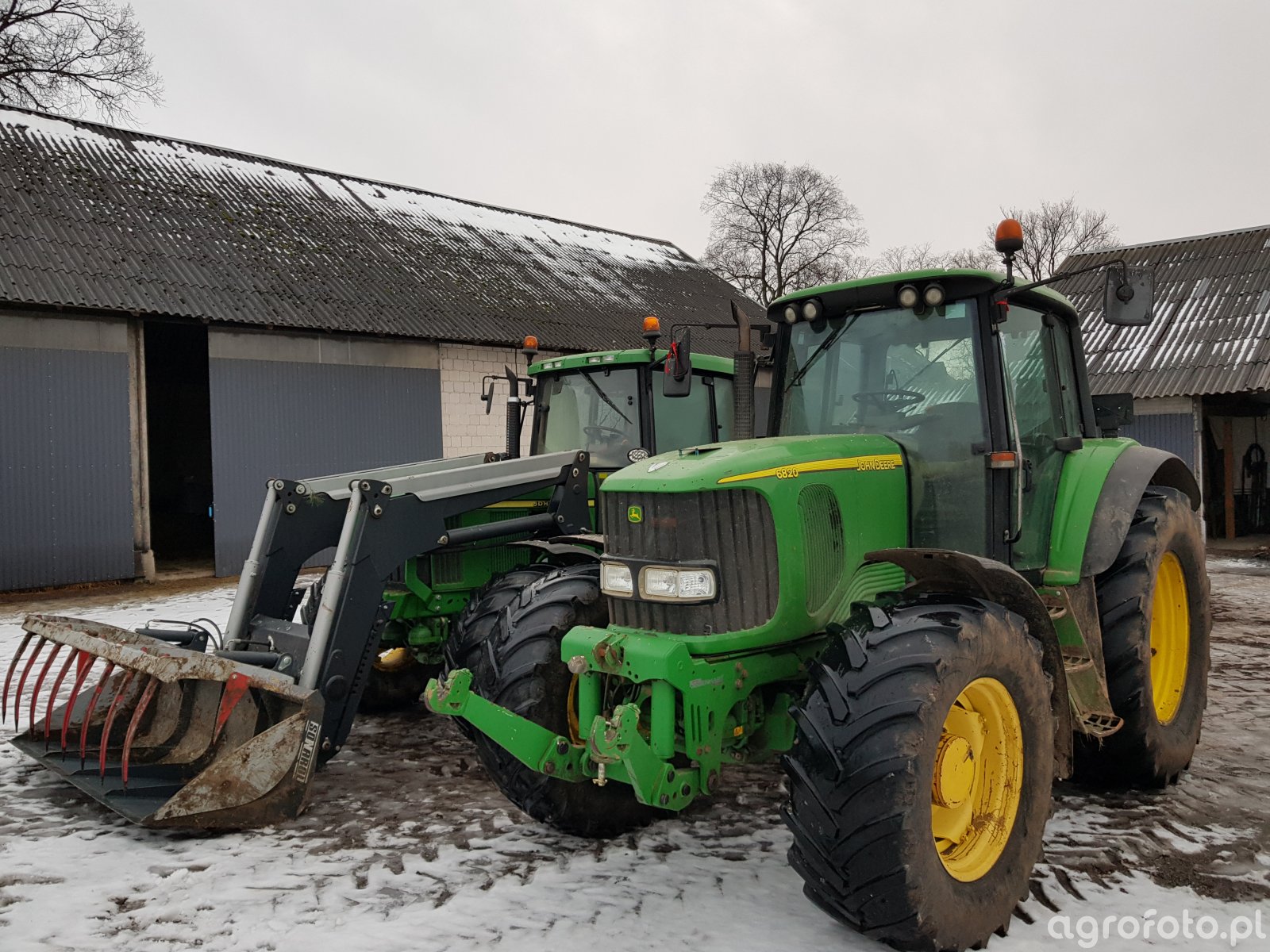 John deere 6820 , John Deere 6510 Zielona ekipa