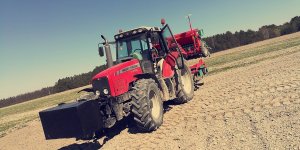 Massey Ferguson 7475 i Agro-Masz 2.7m