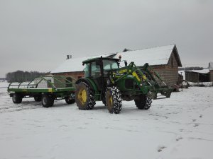 John Deere 5080M Pronar T025