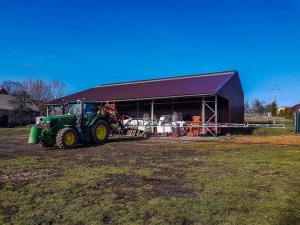 John Deere 6140R i Hardi Master Plus 24m