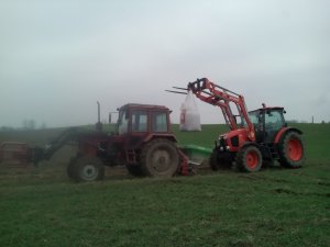 Kubota M125 GX III + MTZ 82 I Strumyk