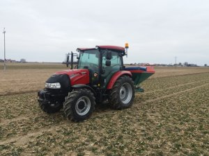 Case Farmall 65A + unia brzeg