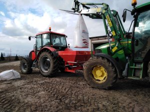 John Deere 5080M + Zetor 741 + Woprol
