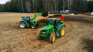 John Deere 6534 Premium & Deutz Fahr K420