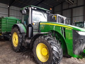 John Deere 8320R wydech z nierdzewki