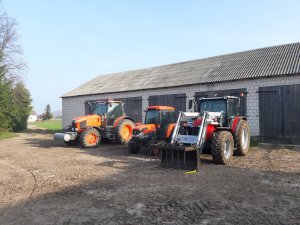 Kubota M135GX, Kubota L5040 i Massey Ferguson 5710