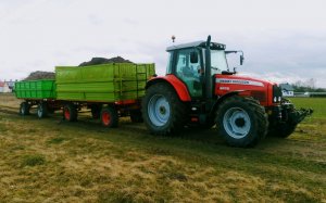 Massey Ferguson 6475 + HL + Kruger 