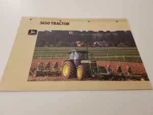 Prospekt John Deere 3650