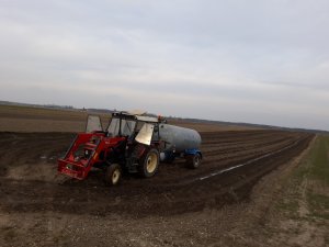 Zetor 7711 i Beczka Meprozet