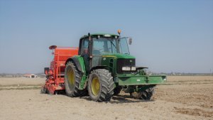 John Deere 6630 & Kuhn Combiliner Sitera 3000