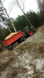 Fendt 716 Vario TMS & Przyczepa Ruska