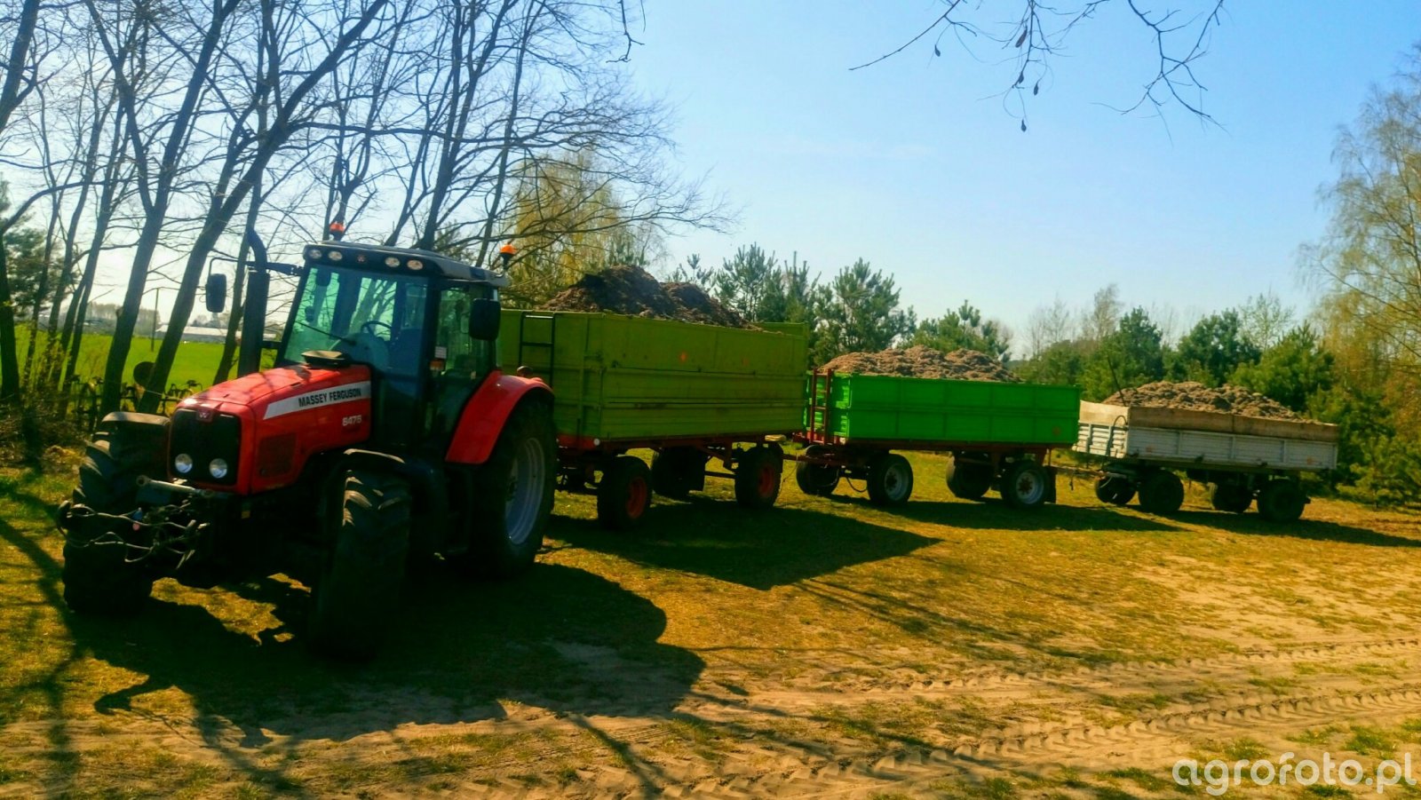 Massey Ferguson 6475 + Kruger + HL'ka + Autosan 
