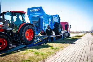 Transport rozrzutnika Buffalo RX1600 do naszego klienta w Luxemburgu.