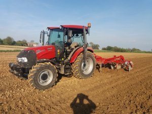 Case farmall 65 A + kongskilde delta