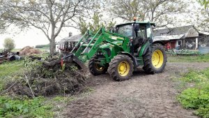 John Deere 5080R & 583 & krokodyl warfama