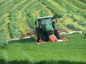 John Deere 7290 R & Kosiarka Pottinger