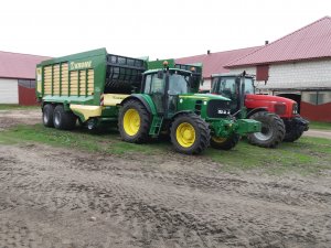 Krone MX 370GD i John Deere 6630