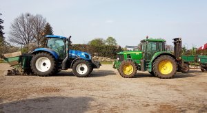 New Holland T6.175 & John Deere 6930