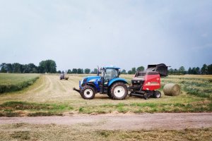 New Holland T6050, LM7.42 Zbiór siana 2019.