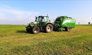 Deutz-Fahr Agrotron 6160 TTV & McHale Fusion Vario 